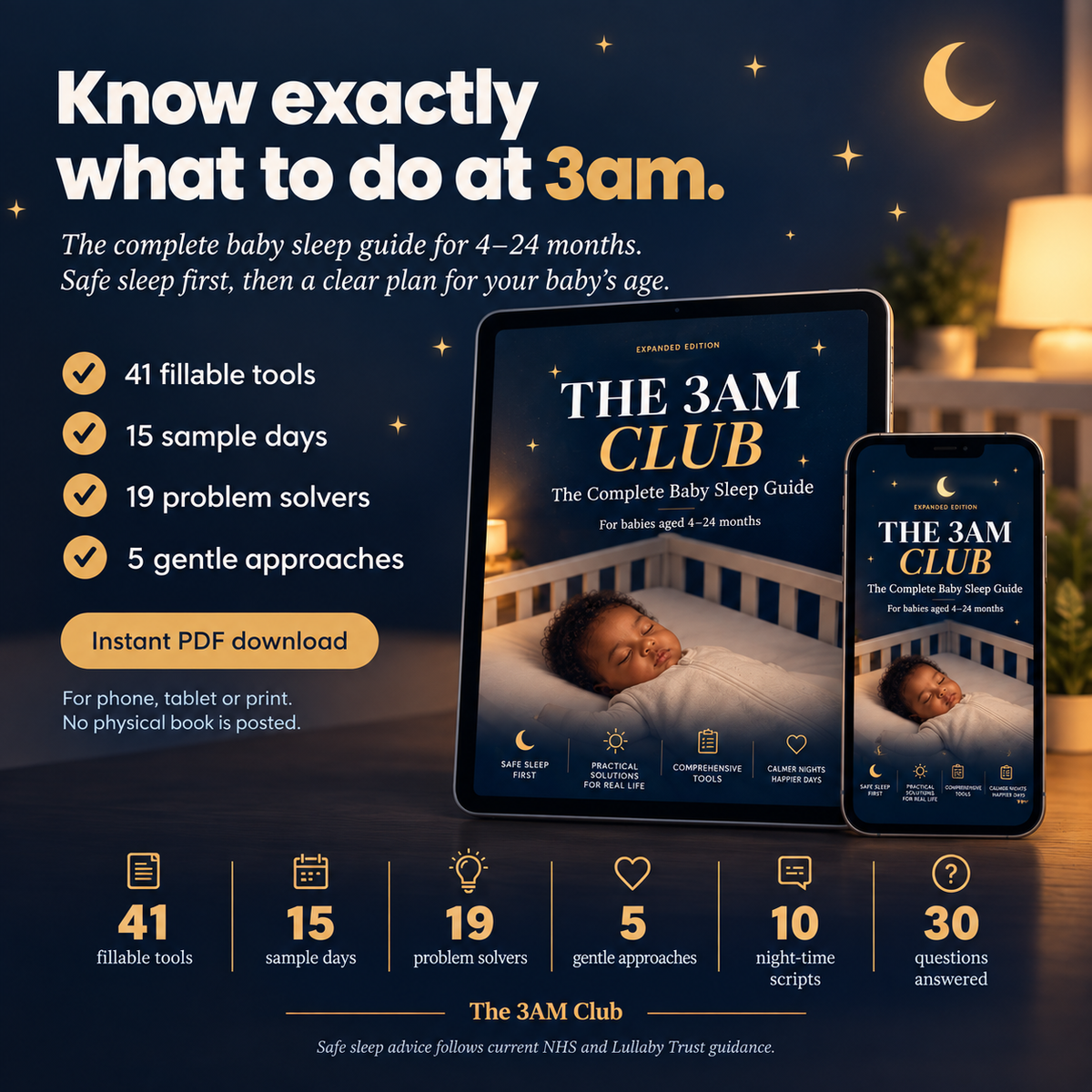 The 3am Club: The Complete  Baby Sleep Guide